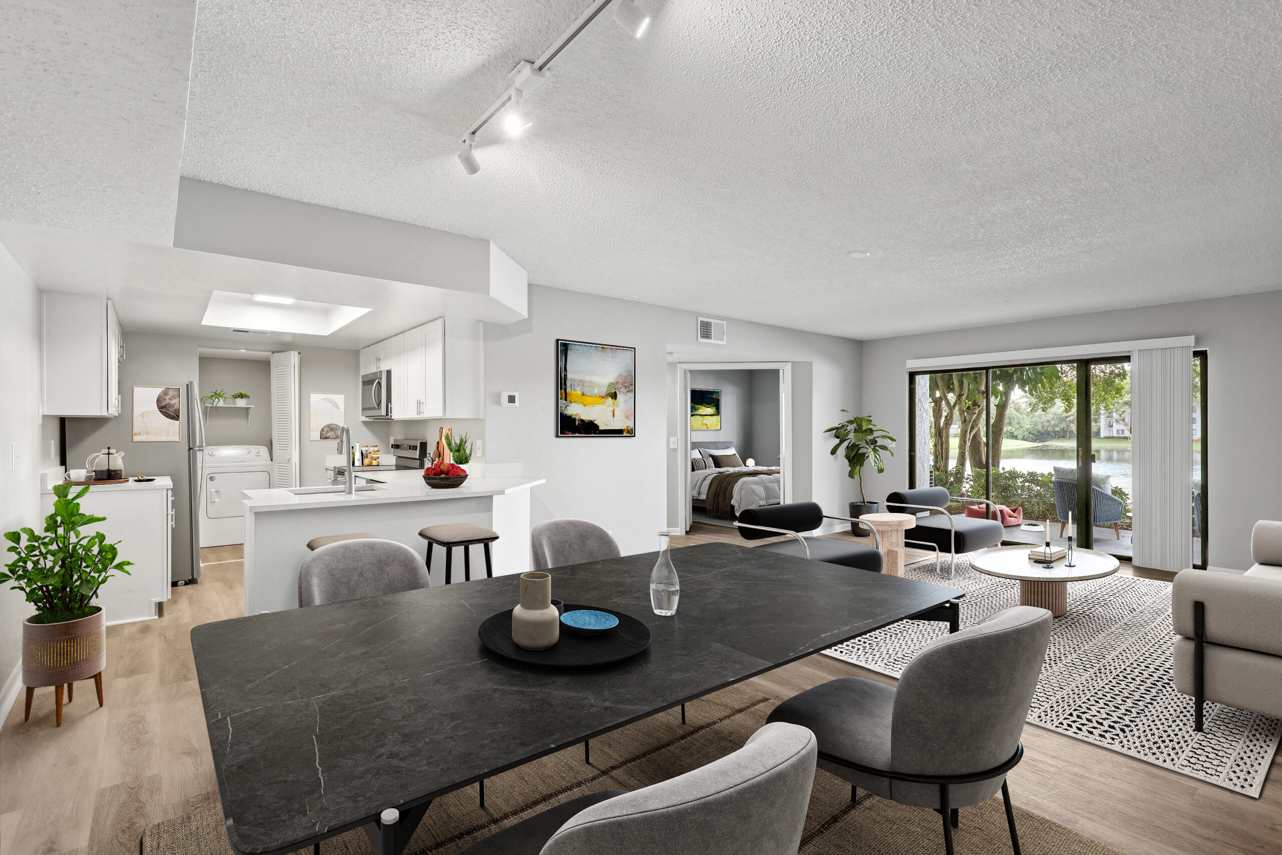 Spacious, newly-renovated home with outdoor patio and modern finishes