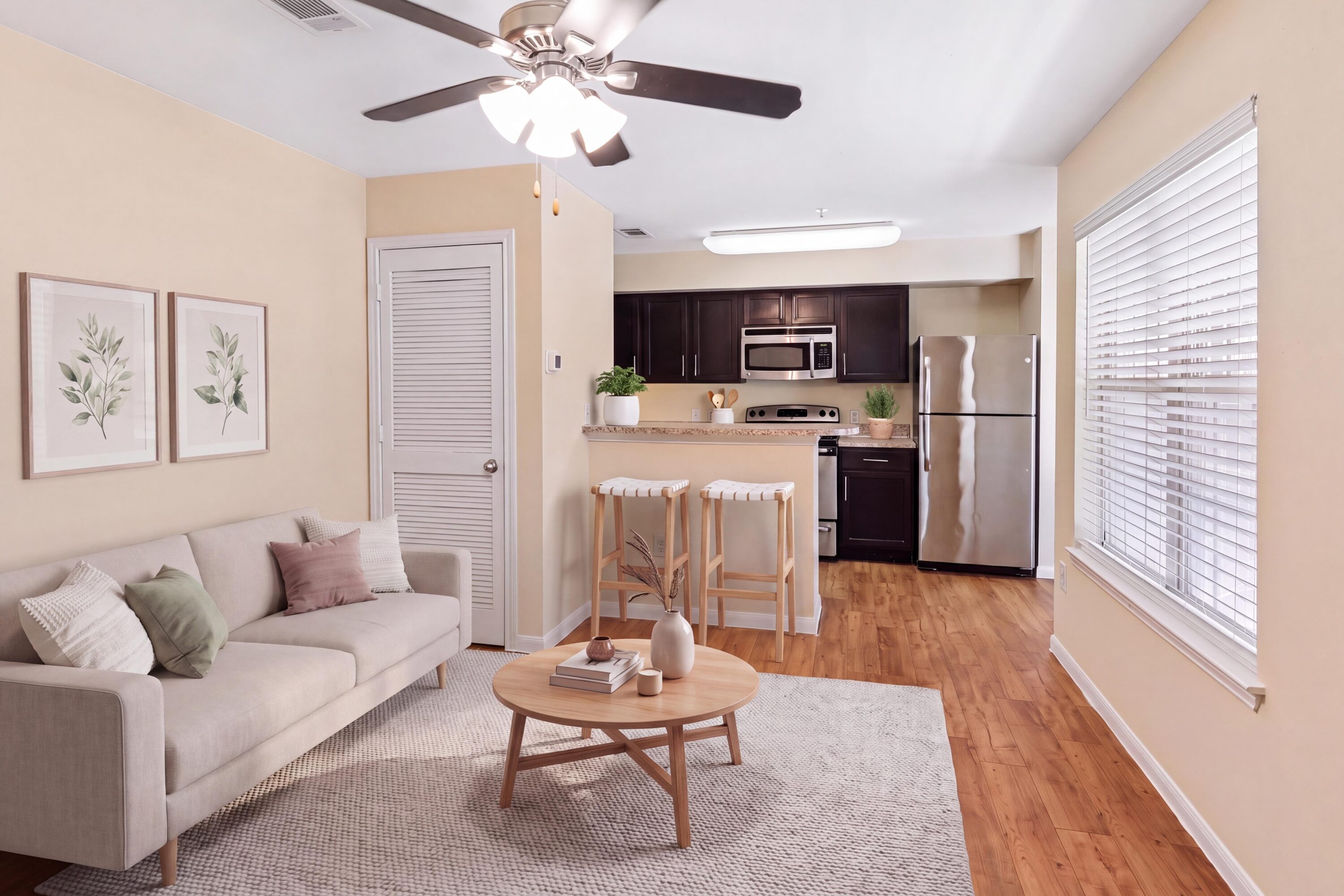 arbors of wells living room