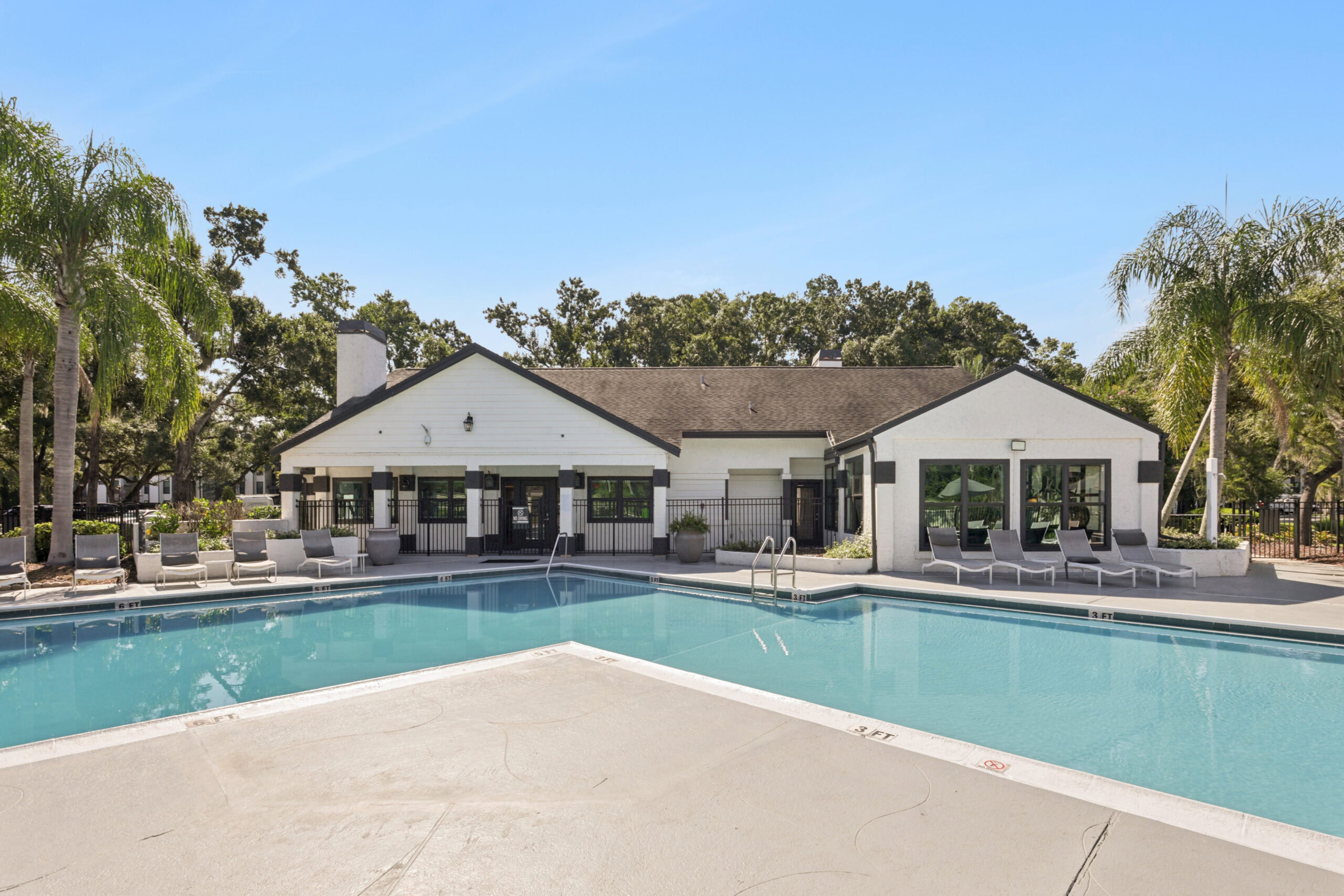 Two outdoor pools to lounge and enjoy the Tampa sun
